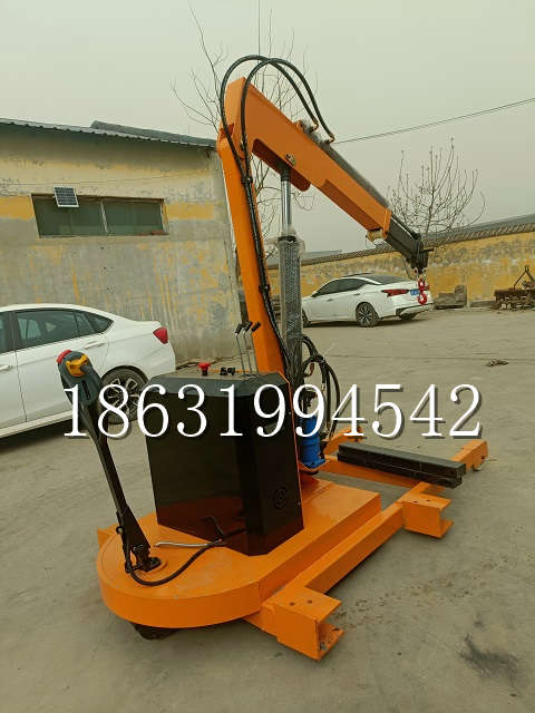 旅顺口区自卸车厢随车吊 自制轮式四不像起重机 四驱平板吊 5吨 贵盛